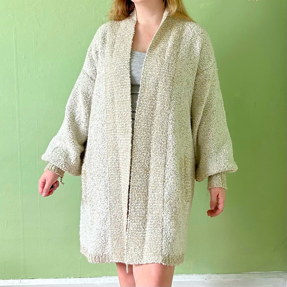 Vintage Neutrals Knit Cardigan 🧸